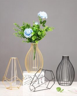 Brand New Golden Simple Nordic Glass Vase