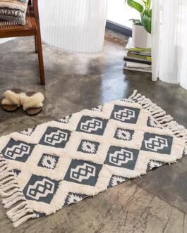 Brand New Hand Woven Cotton Carpet Rug