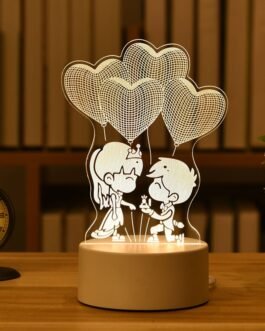 Brand New 3D Acrylic Love Lamp for Home Decor