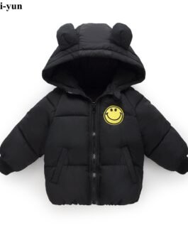 Kids Warm Outerwear Hooded Coat