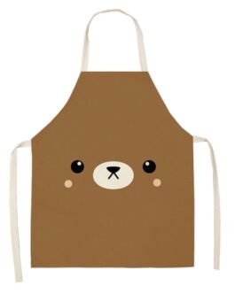 Cartoon Animal Pattern Oilproof Apron